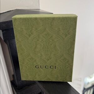 Gucci Olive Green Patterned Box